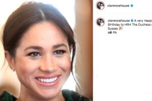 Felicitación del príncipe Carlos a Meghan