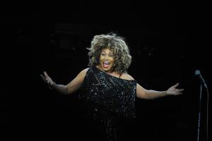 US singer Tina Turner performs on stage