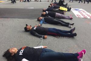 Protestan contra redadas en San Francisco 