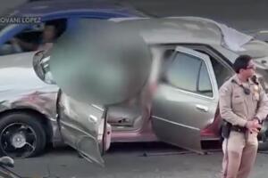 Caso de furia al volante deja una persona sin vida y una más herida en Los Ángeles