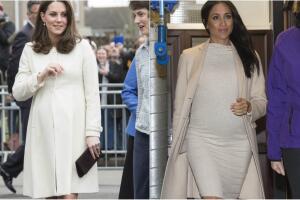 Kate y Meghan look embarazo
