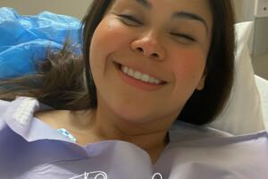 Gisella Aboumrad en el hospital