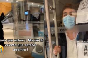 Deja encerrado a su empleado dentro de la tienda en plaza comercial: “No me di cuenta”