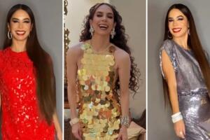 Biby Gaytán ha tenido el cabello largo en más de una ocasión.