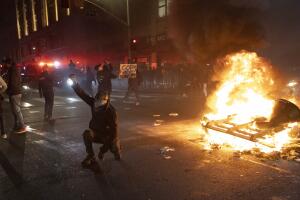 Minneapolis Police Death Protests Los Angeles