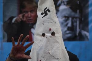 Protesta contra Trump en México