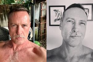 Andrés García Jr. ha publicado una serie de 'selfies' en las horas previas a la muerte de su padre. 