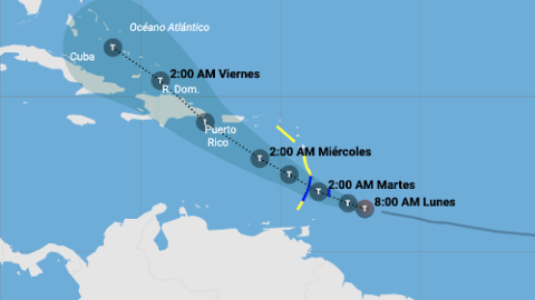 En vivo: Trayectoria actualizada de la tormenta tropical Dorian