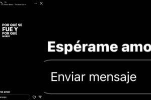 Eza Mary, esposa de Lefty SM, publicó este mensaje en Instagram la madrugada de este lunes 4 de septiembre y horas después lo eliminó sin dar mayores detalles.