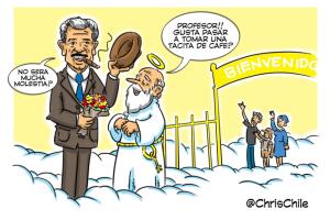 Exalumnos del 'profesor Jirafales' le riden homenaje