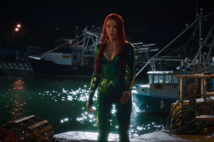Amber Heard como Mera en 'Aquaman'.