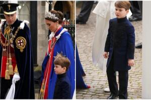 El príncipe William y su hijo Louis