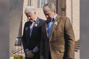 Bill Clinton y George Bush. 
