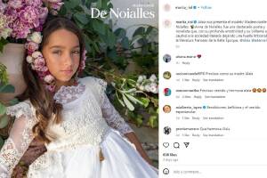 Alaïa es modelo de la firma española Marita Rial