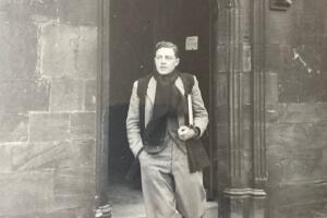 Michael Adams en la universidad de Oxford, 1939