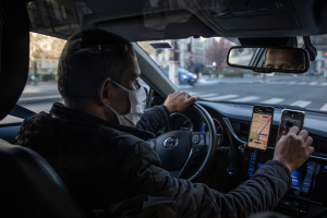 Conductor de Uber 