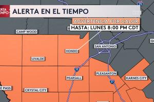 advertencia por calor San Antonio Texas