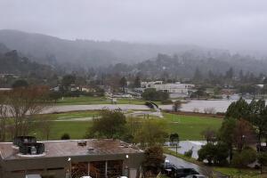 Imágenes de las inundaciones en el condado de Marin, en el norte de California. 8 de enero, 2017.