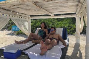 Momentos de Mark Tacher con su novia Cynthia