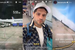 Alan Zamudio, de Mi Banda El Mexicano de Casimiro, documentó el despegue del avión que transportó a la agrupación desde Dallas, Texas, hasta Mazatlán, México, sin imaginar que horas después pasarían momentos de zozobra.  