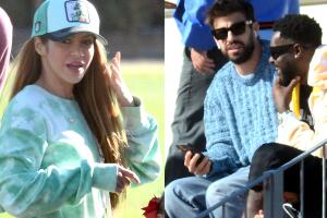 Shakira y Piqué: fotos del juego de beisbol de su hijo donde ella habría hecho seña obscena