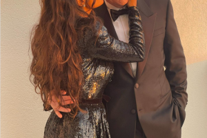 Salma Hayek y su esposo