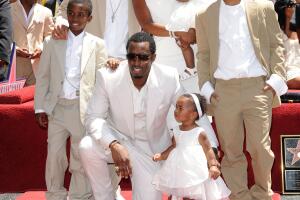 Diddy Kim Porter y sus hijos