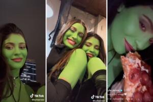 Kylie Jenner y Hailey Bieber se disfrazan de 'Elphaba'.jpg