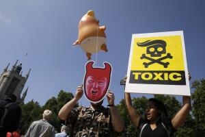 Londres protesta Trump
