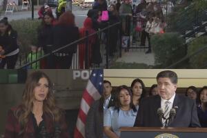 Pritzker pide un alto a las redadas durante la Noche de Brujas: Kristi Noem asegura que continuarán 
