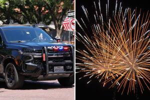 Fuegos artificiales Texas
