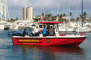 Ferry que viajaba de Santo Domingo a Puerto Rico se incendió