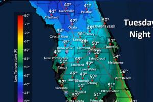 Mapa tiempo Tampa Bay