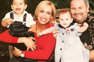 Lili Estefan y sus hijos ayer y hoy
