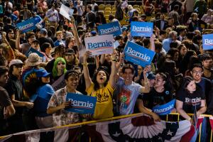 Bernie Sanders Campaigns For President In Arizona
