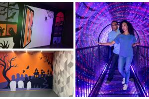 El Museo de las Ilusiones en Orlando celebra Halloween con exhibiciones temáticas y experiencias interactivas llenas de ilusiones espeluznantes.