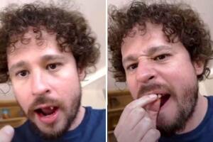 Luisito Comunica causa polémica: se le caen los dientes en plena transmisión en vivo