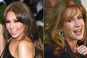 Thalía y Laura Zapata