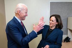 Joe Biden y Kamala Harris, la fórmula presidencial demócrata.