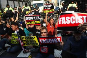 UN General Assembly Trump Protest