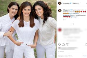 Biby Gaytán y sus hijas