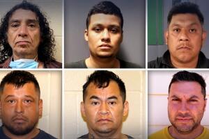 Delincuentes detenidos en la frontera intentando ingresar nuevamente al país. 