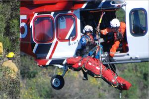 bomberos rescate studio city fractura tobillo