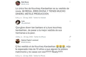 Reacciones al vestido de novia de Kourtney Kardashian en su boda religiosa con Travis Baker