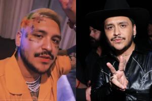 Christian Nodal estrena look al estilo J Balvin: confiesa por qué lo hizo 
