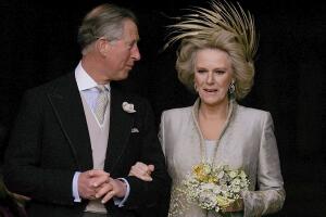 Britain's Prince Charles and his bride C