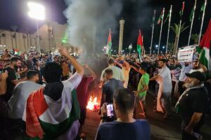 LIBYA-PALESTINIAN-ISRAEL-CONFLICT-PROTEST