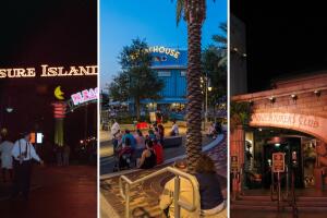 El Adventurers Club fue el más icónico, con personajes, artefactos exóticos y espectáculos improvisados.
