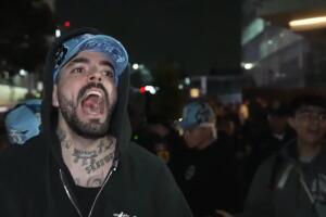 Adriano Zendejas es señalado por participar en los disturbios presentados anoche afuera del hotel donde pernoctaba la selección inglesa en la Ciudad de México.