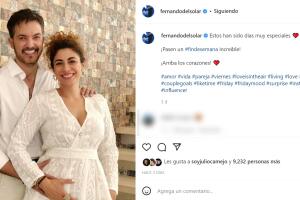 Fernando del Solar y Anna Ferro levantan sospechas de embarazo con esta imagen.